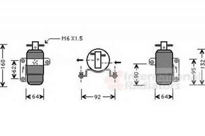 VAN WEZEL 0700d060 -  Осушитель, кондиционер